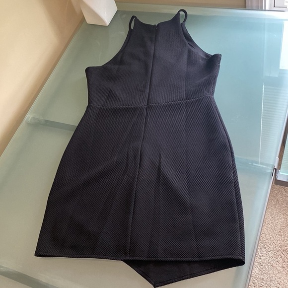 She & Sky Black Dress Tank Dress with Halter Neckline Size L - Picture 2 of 4